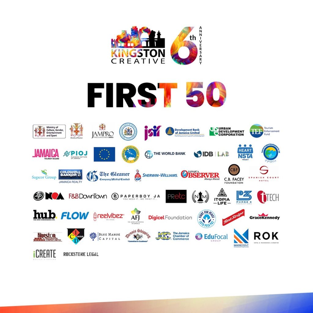 On its 6th Anniversary, Kingston Creative announces the First 50 Founders and launches ‘100 Creative Innovators’ campaign to support the Cultural & Creative Industries in Jamaica