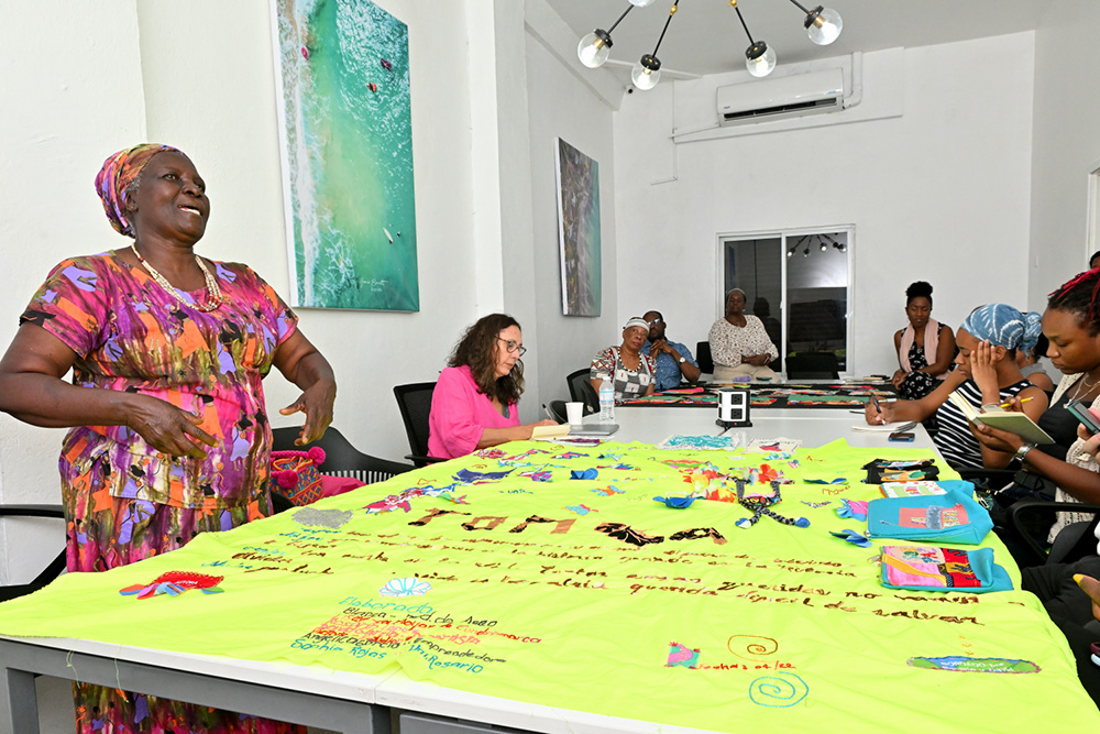 Artist Talk at the Kingston Creative Hub explores Healing Through Textile Arts