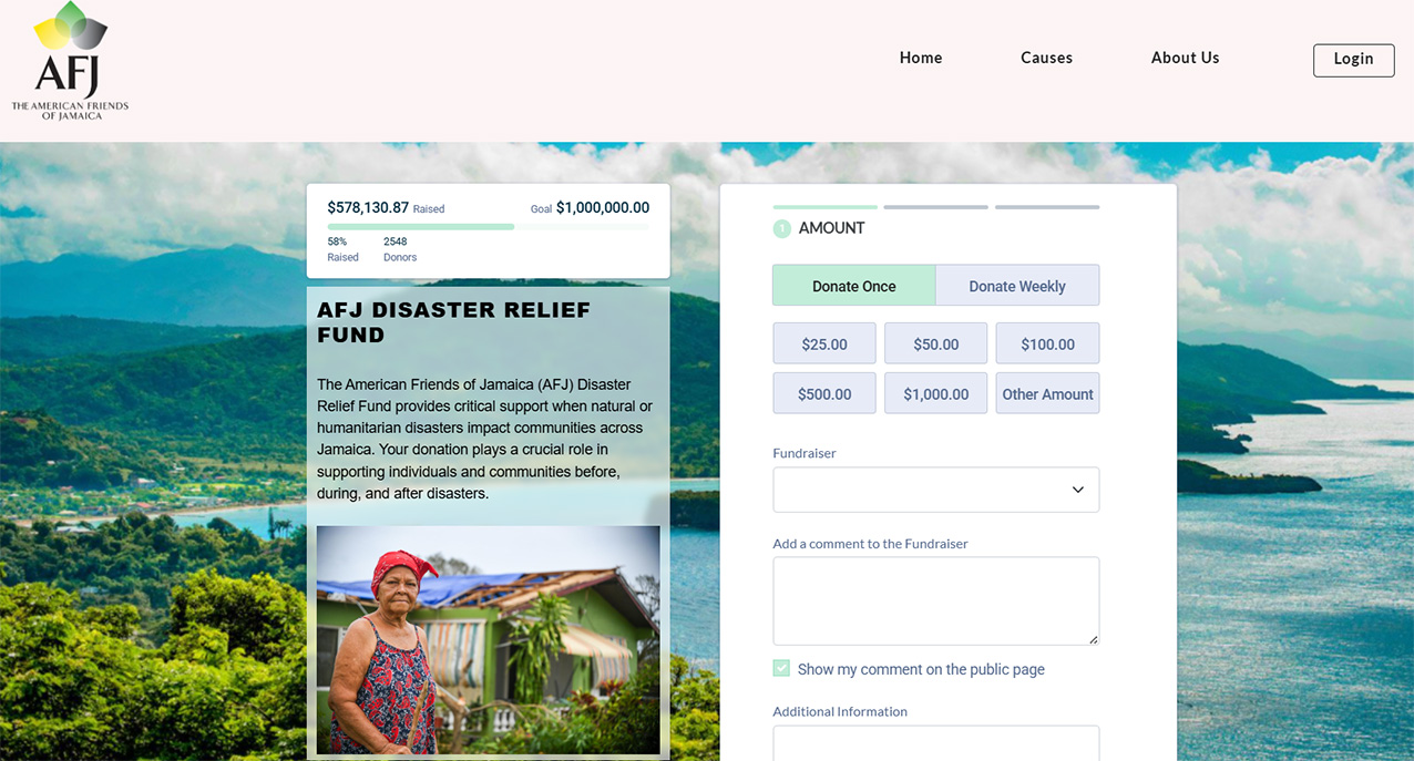 AFJ Disaster Relief Fund